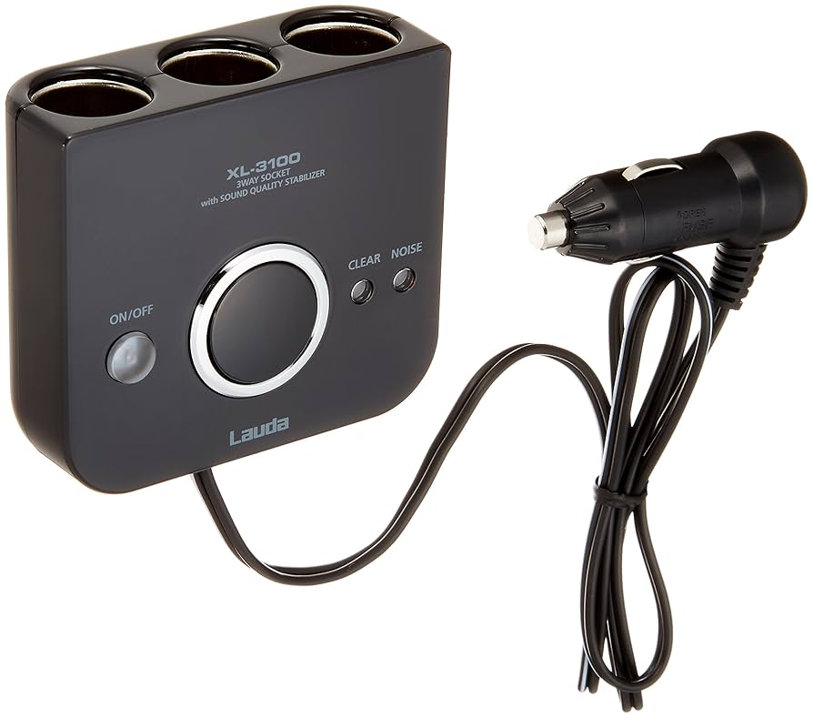 シガーの 3 点セット Amazon.co.jp: ラウダ シガーソケットノイズレス電源 PLUSING 3